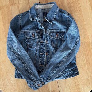 Gap Crop Jean Jacket Medium Wash (Size Small)